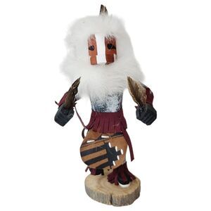 Vintage Mud Head Hopi‎ Handmade Native American Kachina Doll Hand Painted Indian